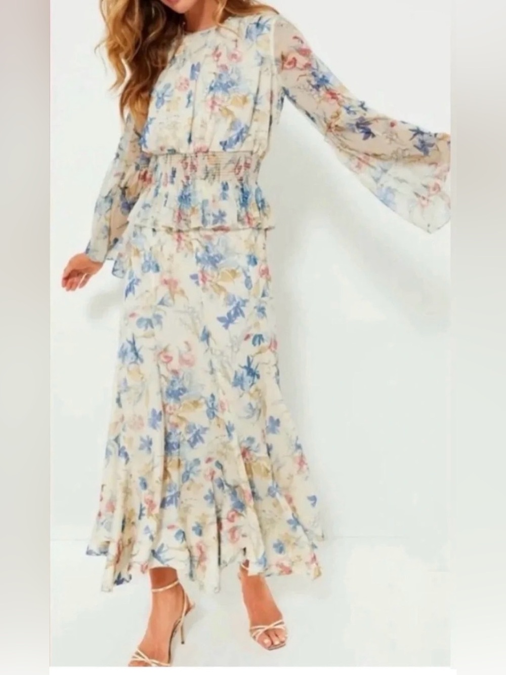 Tuckernuck NWT Cosmos Floral Mallory Skirt Snowberry Floral size medium